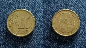 N-ai fi crezut! Prețul ireal la care se vinde o monedă de 10 cenți din anul 2002, acum, în 2024