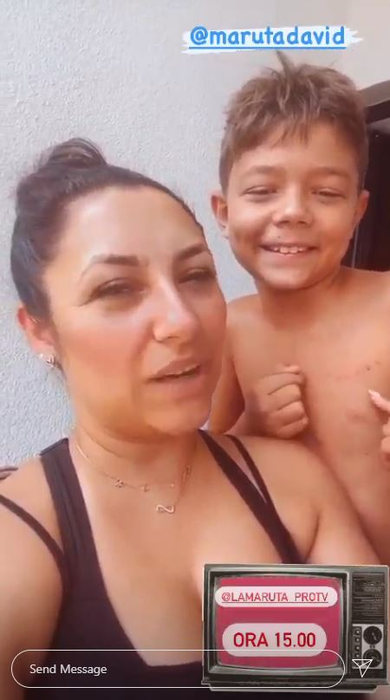 Andra, mesaj video pentru Cătălin Măruță: “Zic oamenii ăștia că sunt gravidă”. Gestul suspect făcut de cântăreață la finalul filmării