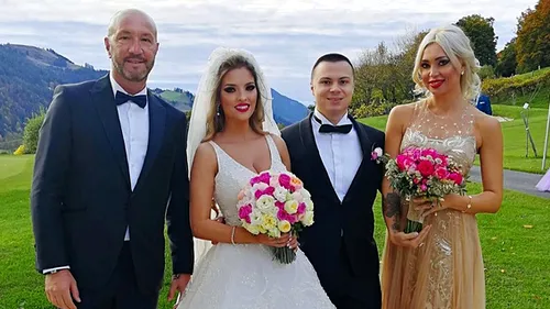 Nuntă mare în showbiz! Cristi, fiul omului de afaceri Nicu Gheară, s-a căsătorit religios cu aleasa lui, Ana Gabriela