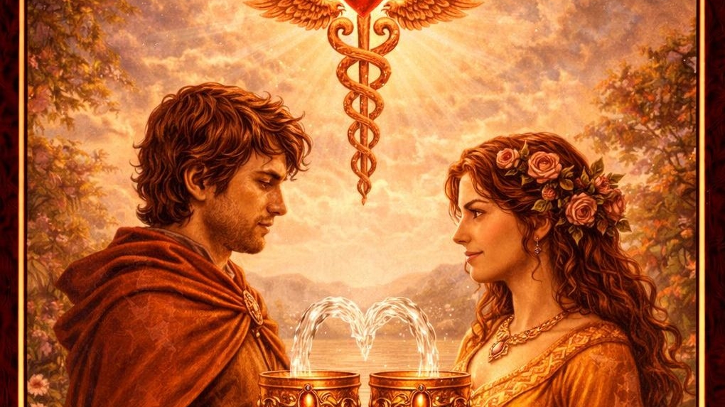 Cartea de Tarot a zilei de 25 decembrie 2025. În prima zi de Crăciun, Doi de Cupe aduce conexiuni autentice