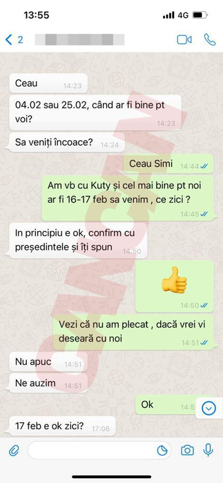 O parte a discuție dintre Iosif Nicoară și Cristian Birlic