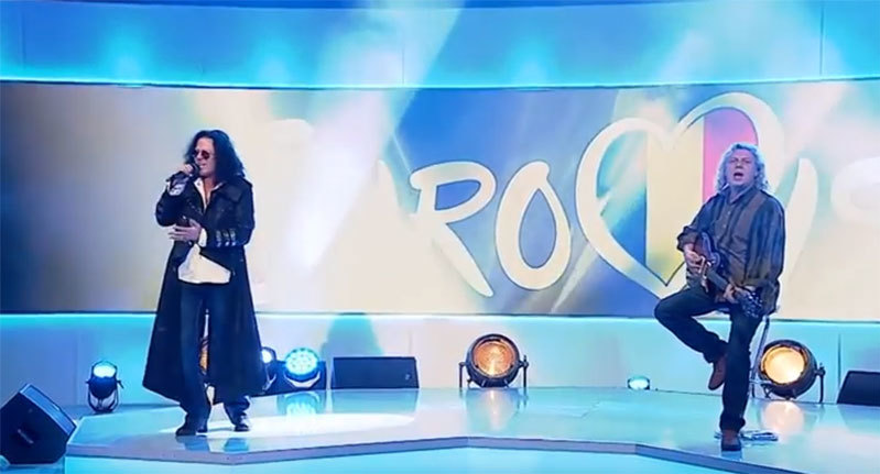 Aurel Dincă a făcut spectacol la "Eurovision 2018" cu melodia "Fire in the sky"