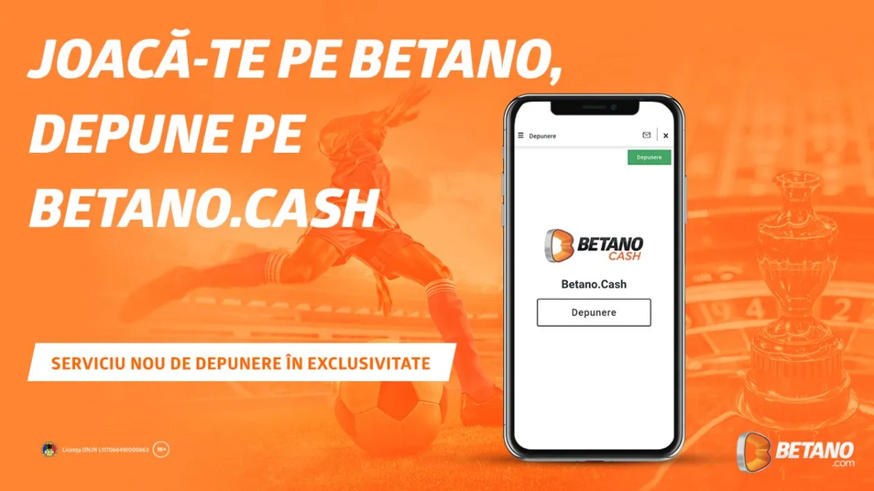 (P) Joacă-te pe Betano, depune pe Betano.Cash, noul serviciu de depunere în exclusivitate