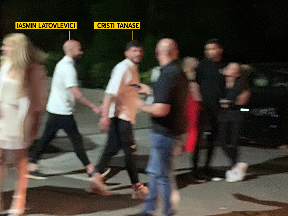 Iasmin Latovlevici și Cristi Tănase, scoși din club de bodyguarzi, după ce au "atentat" la câteva gagicuțe (Foto: CANCAN.RO)