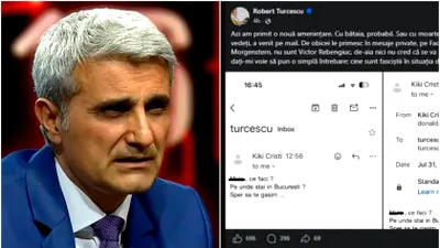 Turcescu primește amenințări cu MOARTEA, iar autoritățile nu fac nimic. Ultimul mesaj înfiorător