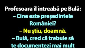 BANC | Bulă și președintele României