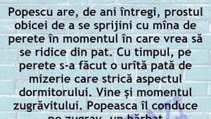 Bancul începutului de săptămână | Prostul obicei al domnului Popescu