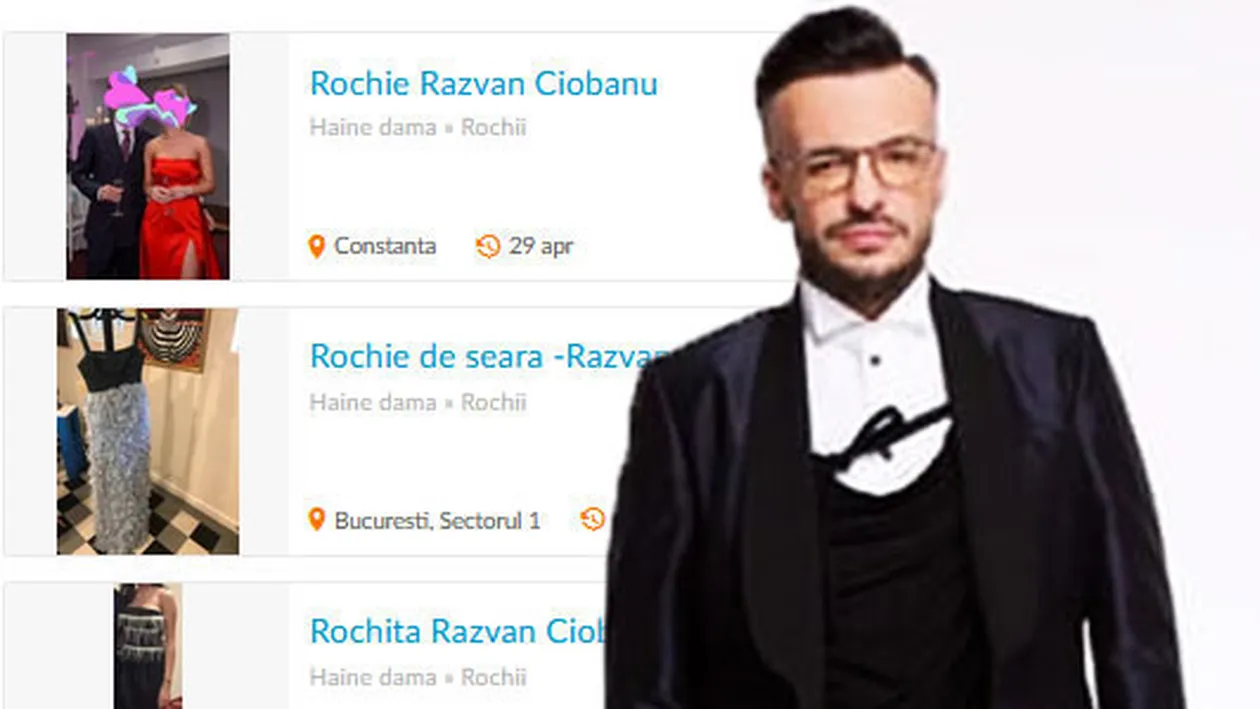 Cu ce preț se vând pe OLX rochiile făcute de Răzvan Ciobanu, după tragedie
