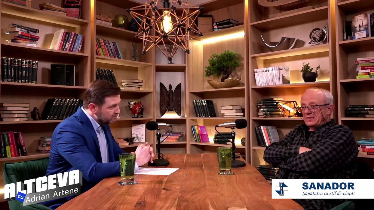 Podcastul poate fi urmărit integral pe canalul de YouTube ”ALTCEVA cu Adrian Artene” / (Sursa: Captură video)