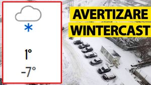 Avertizare "wintercast" emisă de meteorologii Accuweather în București. La ce oră începe să ningă
