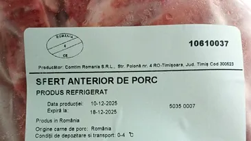 Cu cât a ajuns să se vândă un sfert de porc în Carrefour, cu o săptămână înainte de Crăciun. Lumea a crezut că este o eroare