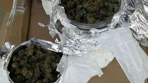 Doi tineri din Bihor, cercetaţi după ce au fost prinşi când primeau un colet cu cannabis, trimis din Spania. FOTO
