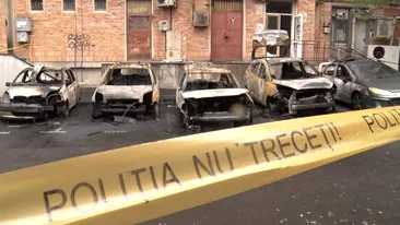 Un jandarm a incendiat opt mașini în Galați, din gelozie