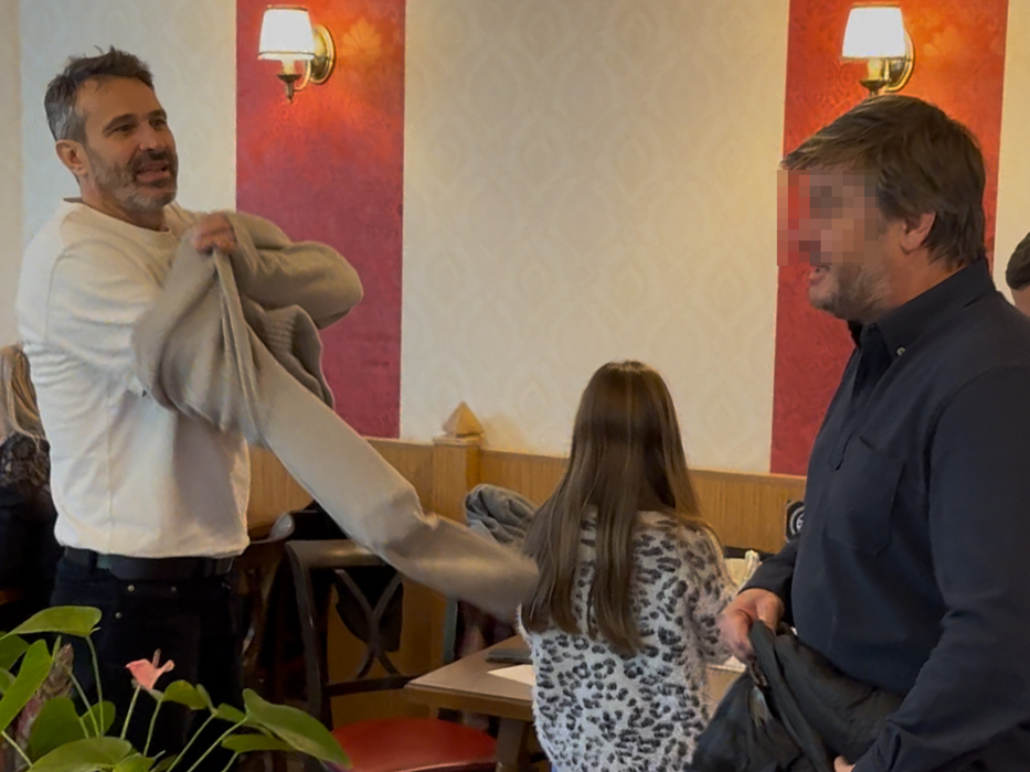 Nicolai Tand a mers la un restaurant cu un amic și o fetiță