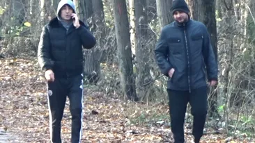 VIDEO EXCLUSIV. Piţi şi-a ”alergat” nepotul prin pădure!