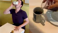 Record mondial la băut cafea! În cât timp a dat gata această cană VIDEO