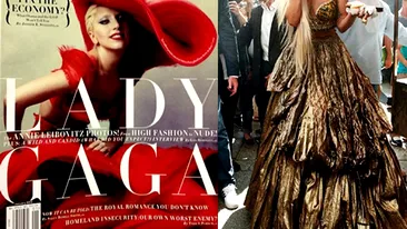 Exact ce mai lipsea! Lady GaGa, pentru prima oara dezbracata complet intr-un pictorial! Vezi imaginea incendiara!
