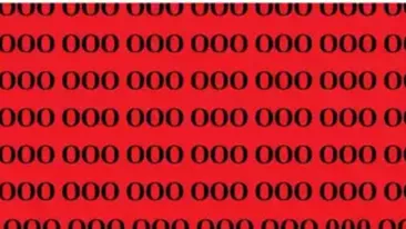 Iluzie optică | Doar geniile își pot da seama unde este litera ”o” și unde este cifra ”0”