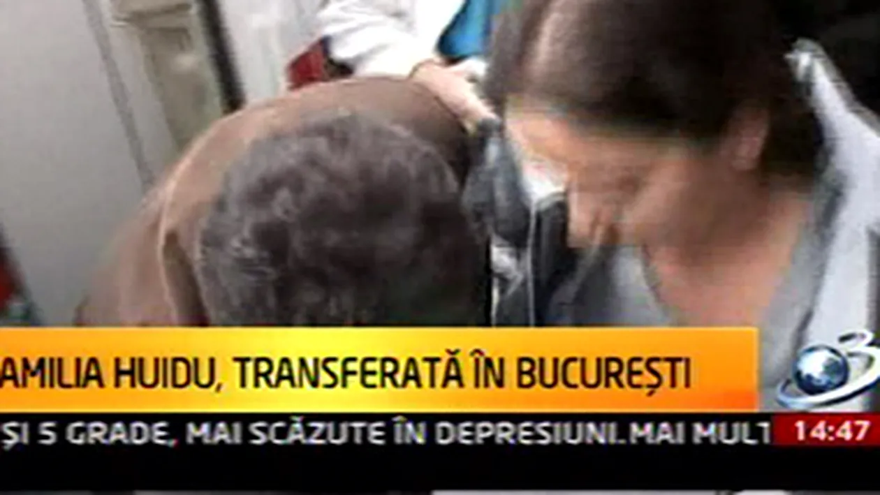 VIDEO Sotia lui Huidu a iesit din Spitalul de Urgenta Brasov in caruciorul cu rotile! Este dusa cu ambulanta la Bucuresti!