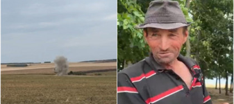 „Țiuia, se aprindeau becurile”. Cum a încercat un cioban să demonteze drona cu explozibil din Vaslui: „Am scos firele și s-a oprit”