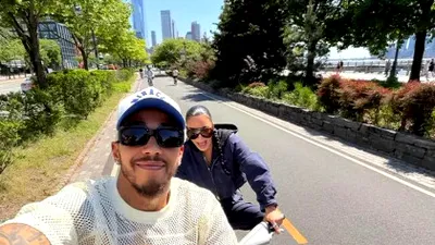 Lewis Hamilton, alături de copiii lui Kim Kardashian. Vacanța care confirmă că relația merge înainte