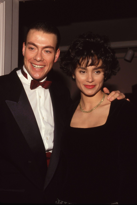 Jean-Claude Van Damme cu Gladys Portugues. Foto: Profimedia