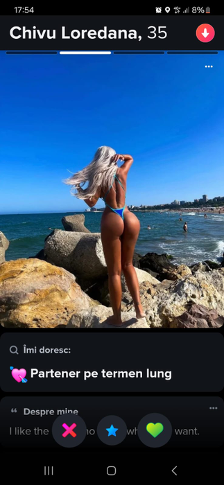 Loredana Chivu, activă pe o aplicație de dating