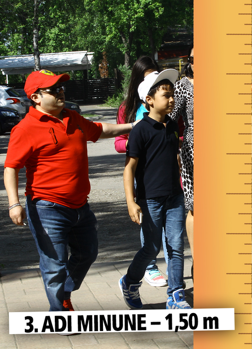 Locul 3: Adi Minune, 1,50 m.