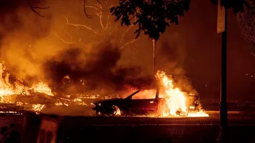 Caz impresionant! Un adolescent de 13 ani a căzut pradă incendiilor din Oregon. A fost găsit mort într-o mașină, cu câinele său în braţe
