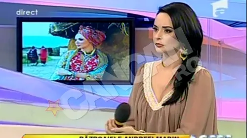 Andreea Marin, nervoasa si incercanata! Revenirea la emisiunile TV a marcat-o pe fosta Zana