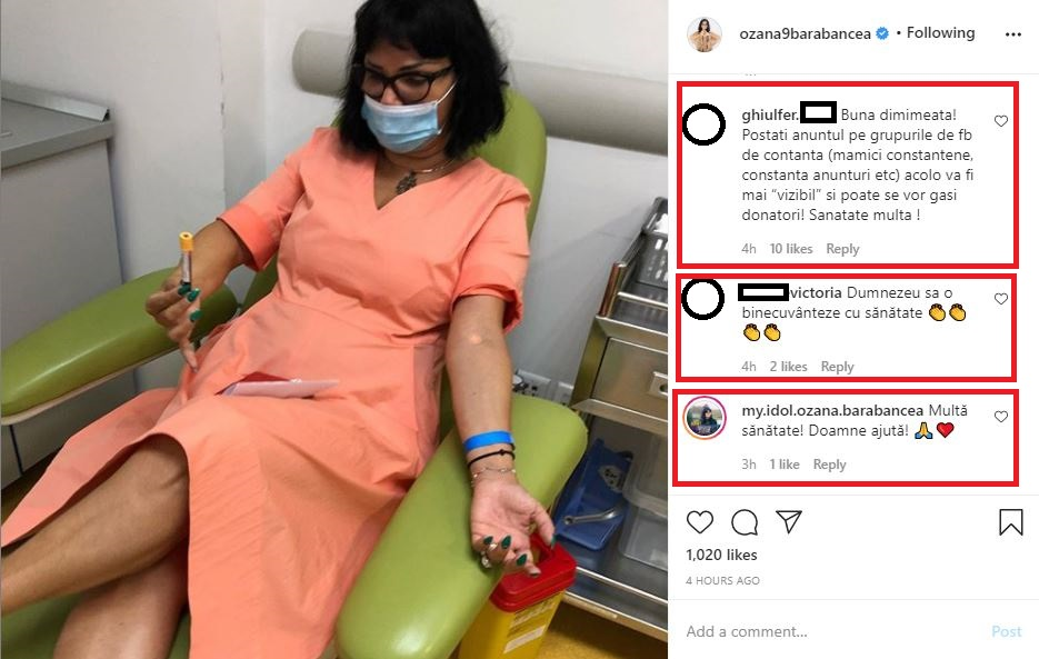 Cu lacrimi în ochi, Ozana Barabancea imploră salvarea mătușii sale: “Are nevoie de sânge! Se numește Perju Ortansa și…”