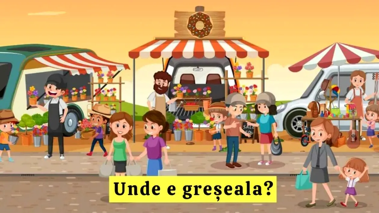 Test de inteligență | În această poză este o mare greșeală. Găsiți-o în 10 secunde!