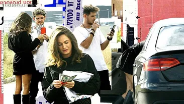 Raluka l-a “agitat” în parcare, cu îmbrățișări și poziții jucăușe,  pe “ex”-ul sexy-asistentei de la Neatza