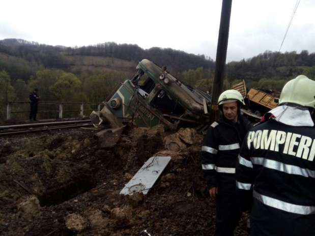 Imaginile au fost realizate la puţin timp după accidentul feroviar