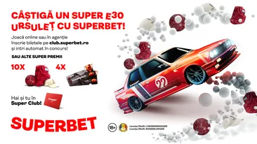 Află cum poți câștiga cu numai 1 leu jucat, un Super BMW E30, legendarul Ursuleț