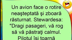 BANC | "Dragi pasageri, vă rog să vă păstrați calmul!"