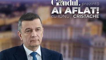Sorin Grindeanu, președintele PSD, la Gândul Live | Ai aflat! cu Ionuț Cristache