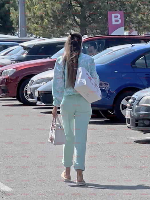 Bianca Drăgușanu se îndreaptă spre mașină