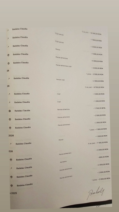 După acuzațiile Claudiei Pătrășcanu, Gabi Bădălău vine cu dovezi! A făcut publice toate plățile: ”Las documentele să vorbească”