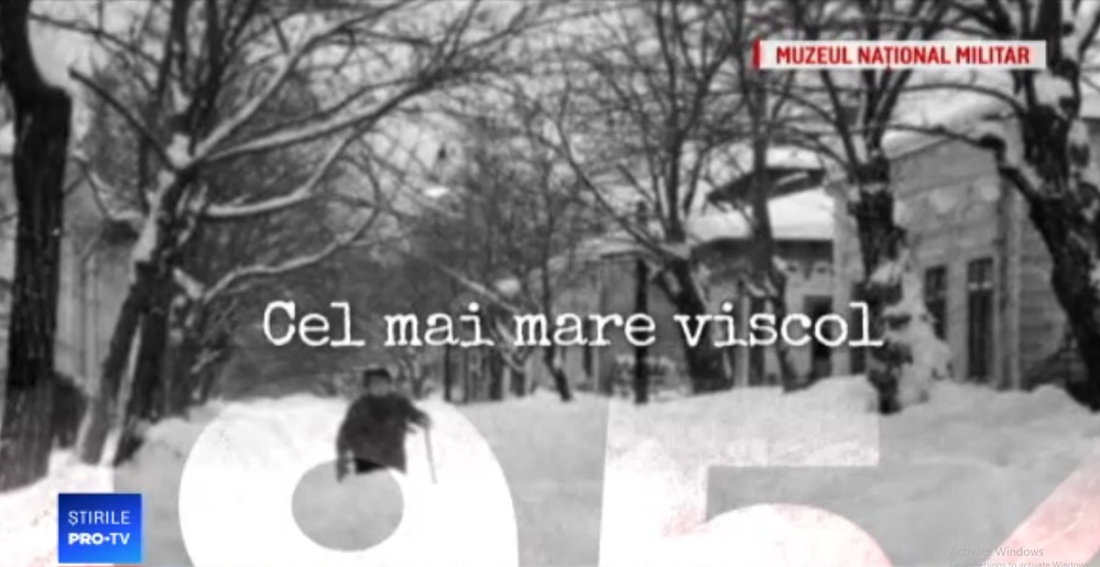 Cel mai mare viscol din istoria României. Zăpada a avut câţiva metri în Capitală