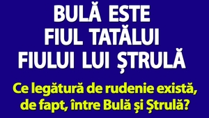 Test de logică | Bulă este fiul tatălui fiului lui Ștrulă. Ce legătură de rudenie există, de fapt, între Bulă și Ștrulă?