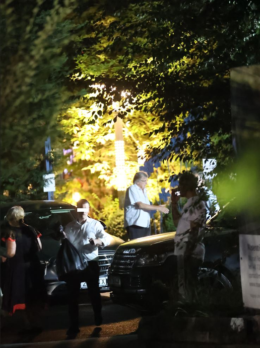 Florin Piersic a luat masa în Herăstrău, cu soția și un cuplu (Foto: CANCAN.RO)