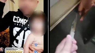 Un adolescent din Teleorman, live pe Facebook în timp ce amenința bebelușul cu un cuțit: “Îl omor, n-am ce să fac“