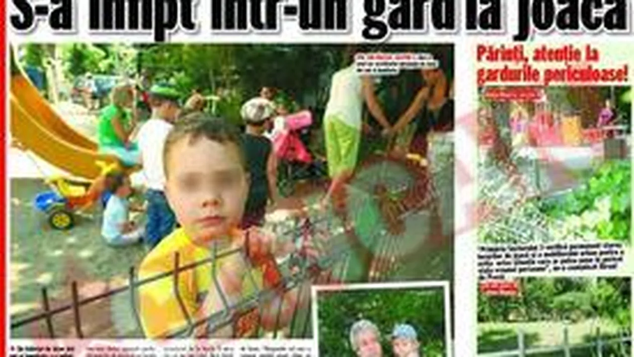 A iesit la joaca si a ajuns la spital