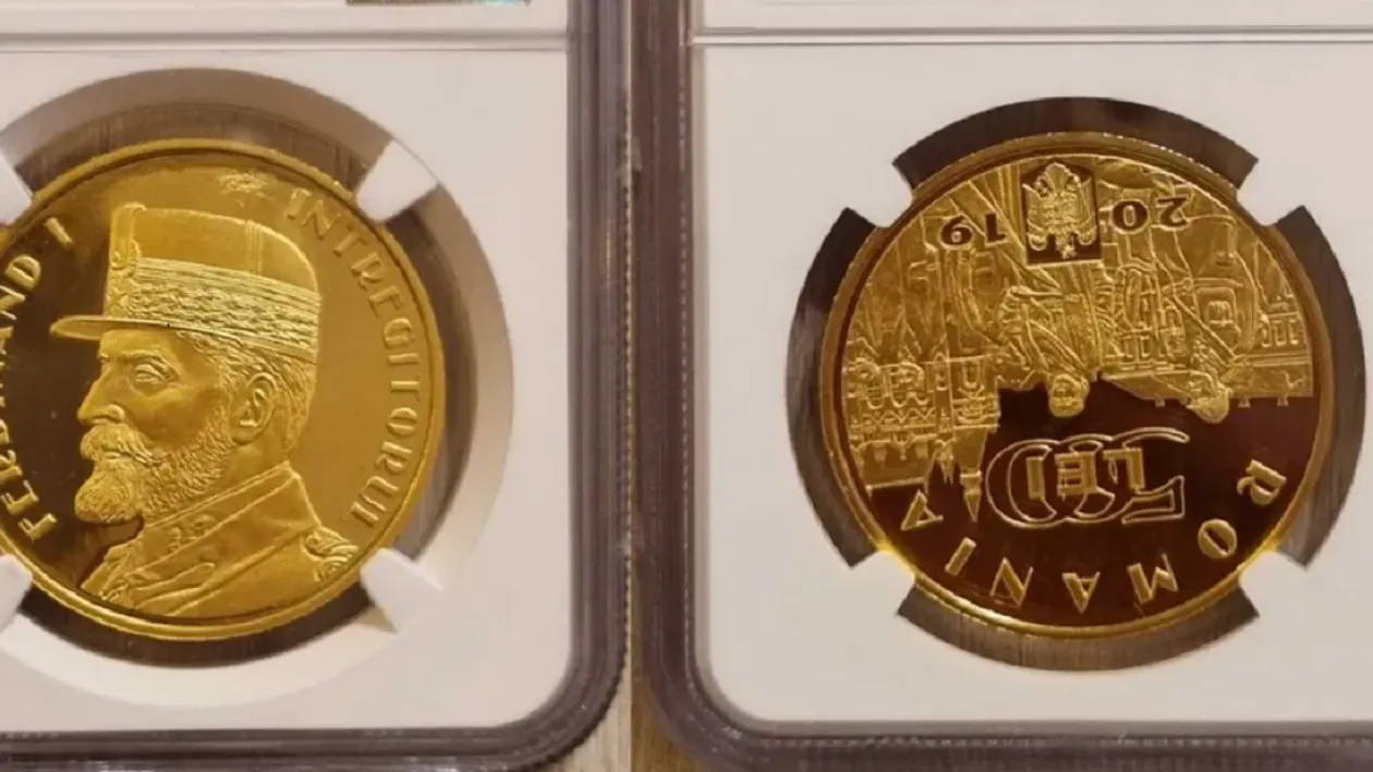 O ai acasă la bunici sau părinți? Suma ireală cu care se vine o monedă cu chipul Regelui Ferdinand I din 2019