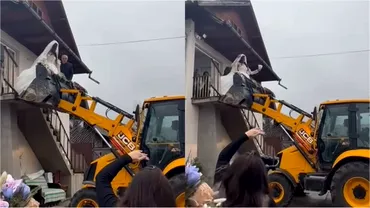Nu e un banc! Cum au fost scoasă din casă această mireasă, în ziua nunții