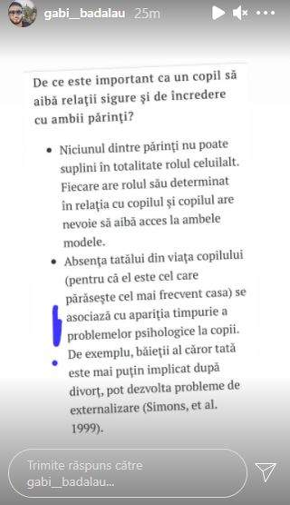 Gabi Bădălău o atacă din nou pe Claudia Pătrășcanu. Ce mesaj i-a transmis afaceristul fostei sale soții