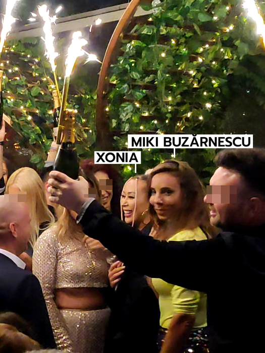 Mihaela Buzărnescu și Xonia, petrecere cu șampanie la NUBA (SURSA FOTO: CANCAN.RO)