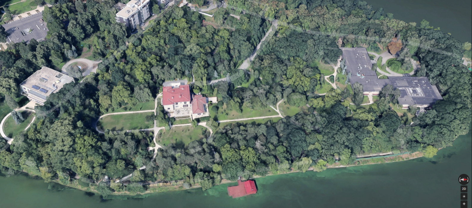 Vila în care locuieşte preşedintele Iohannis