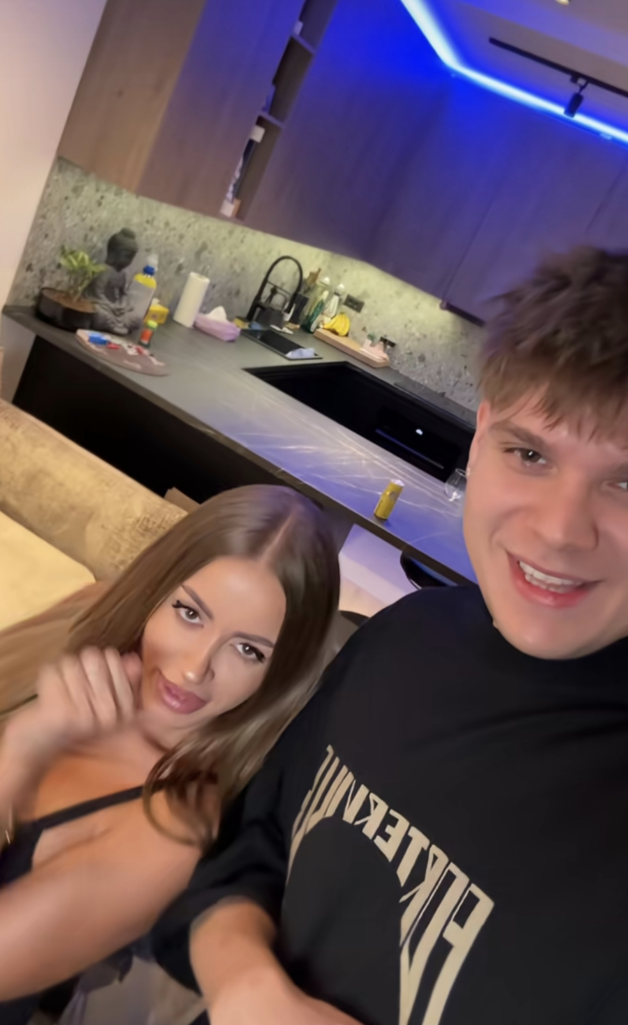 Claudia Ion și Davidenko/ sursa foto: captură video TikTok